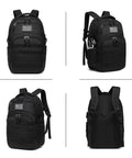 Durable Military Style Tactical Backpack For Men 30L 20 Inch Assault Pack In Black With MOLLE System Tough As Nails 900D Fabric