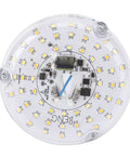 ANGGREK 4 Inch Ceiling Fan LED Light, 15W 3CCT Dimmable, 3000K 4000K LED circuit board with multiple diodes and components.