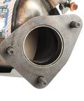 Close-up of Warm Up Three-Way Catalytic Converter Kit showing exhaust inlet, OE Grade Replacement Exhaust Emission System