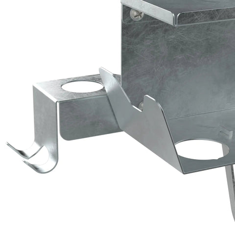 Heavy Duty Welder Cylinder Organizer Snap On Plated Steel Clip Mount fitting wide tank shoulders with secure hooks for tools.