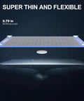 Super thin and flexible 12W Solar Car Battery Charger Portable 12V Trickle Charger And Maintainer waterproof solar panel.