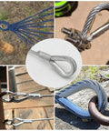 Heavy Duty 316 Stainless Steel Half Inch Wire Rope Thimble For Marine Boat Rigging And Anchor Splicing Built Tough As Nails To Hold Strong Against Saltwater While Adding Zero Sweat To Your Setup in various uses.