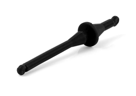Close-up of a single Chromax Black Silicone AntiVibration Fan Mount from 20 pack for quiet PC cooling and clean vibe.