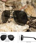 Dope Polarized Aviator Driving Sunglasses For Men And Women With Metal Frame Ultralight Silver And Black Gray Lenses UV400 Outdoor Eyewear