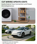 Built Like A Tank 30 Amp Nema 14 30 Extension Cord 10 Foot Length used for dryer and EV charging in home settings.