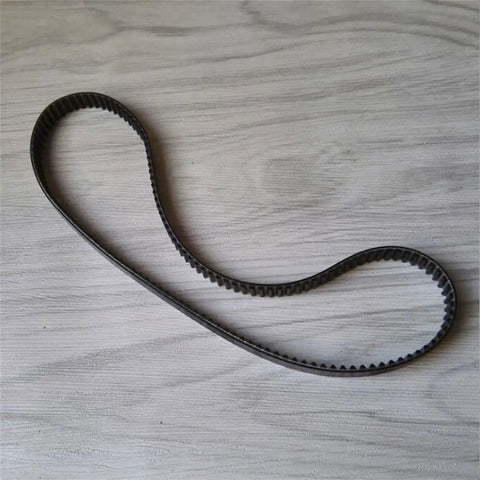 Durable 175 Teeth 525mm Bread Machine Transmission Belt for bread makers on wooden background.