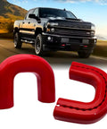 Chevy Silverado Tow Hook Covers Custom Fit Red Hitch Cover For 2020 2021 2022 2023 2024 2025 2026 2500 And 3500 HD Trucks Trailer Hitch Cap