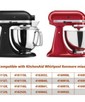 Mixer Bowl Screw Cap Replacement For Whirlpool KitchenAid And Kenmore Stand Mixers Easy Install Clamp Plate Part 4163032 WPW10191926 AP6016640 4161126 Durable DIY Repair For Kitchen Appliances