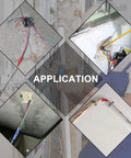 19 Ft Fiberglass Fish Tape Kit For Electrical Wiring showcasing wire pulling in various conduit applications