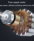 Pure copper motor design of Top Tier Cordless Brushless Angle Grinder Featuring Pure Copper Motor Workhorse And Variable 2000 To 4000 Rpm Settings.