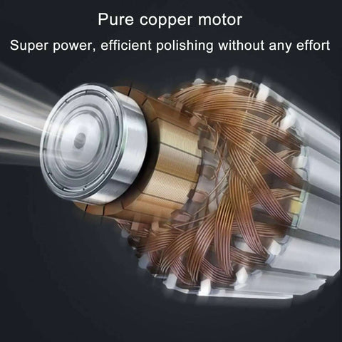 Pure copper motor design of Top Tier Cordless Brushless Angle Grinder Featuring Pure Copper Motor Workhorse And Variable 2000 To 4000 Rpm Settings.