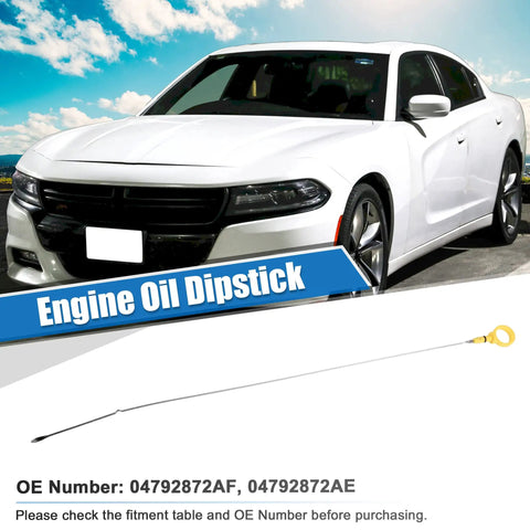 Engine Oil Dipstick For Dodge Challenger, Charger, And Chrysler 300 2009 To 2021 Replacement Part 04792872AF 04792872AE