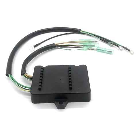 Front view of Mercury Outboard CDI Power Pack Switch Box Replacement For 6HP To 25HP Two Stroke Engines With Four Magnet Flywheel Fits 1999 Through 2006 855713A3 855713A4