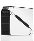 Rock Solid LiFePO4 Ups Battery Backup And Surge Protector With Pure Sine Wave Output And Eight Outlets Dual Metal Case, angled view.