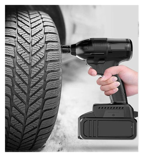 POGHDBXA Cordless Brushless Impact Wrench With High Torque Power Tool For Scaffold Work And Home Repair Electric Impact Wrenches Lightweight Design Versatile Use Turbo Charge Your Projects With Ease