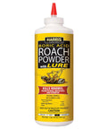 Heavy Duty Boric Acid Roach And Silverfish Killer Dust With Irresistible Lure For Fast Acting Bug Nuking And Long Lasting Puffer Bottle Pest Control Kit 16 Oz. in white bottle with red cap