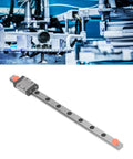 Mini Linear Rail MGN9C Carriage Block For 3D Printer And CNC Machine, 200mm rail, smooth bearing steel, industrial background