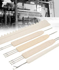 Transfer Tool Needle Pusher for Knitting Machines, Crochet Sewing Tools Set compatible with knitting machine accessories.