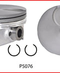 Chevrolet GMC Cadillac 6.2L V8 Engine Rebuild Overhaul Kit piston detail for 2007 2008 Vortec L92 L94 with rings and close-up