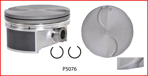 Chevrolet GMC Cadillac 6.2L V8 Engine Rebuild Overhaul Kit piston detail for 2007 2008 Vortec L92 L94 with rings and close-up