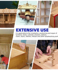 Various woodworking projects showcasing the use of Premium Wood Dowel Pins Set 508 Pieces One Quarter Inch One Five Sixteenth Inch.