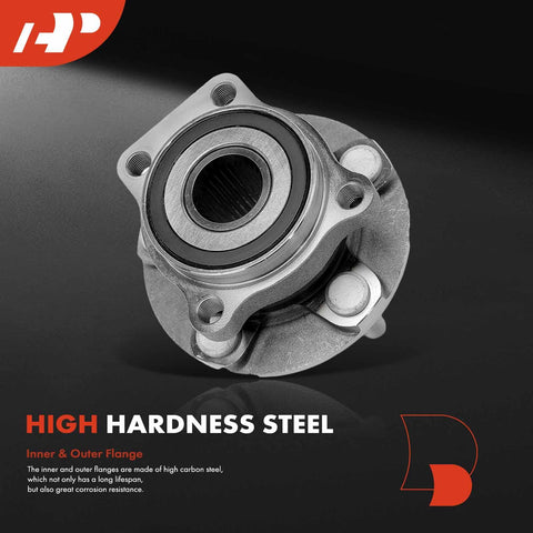 Front Wheel Bearing And Hub Assembly For Subaru Outback And Legacy 2005 2014 Without ABS 5 Lug Compatible Front Hub