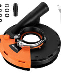 7 Inch Dust Shroud For Angle Grinder Heavy Duty Surface Grinding Dust Capture Fits 70 To 76mm Front Covers On Most 7 Inch Grinders