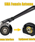 Foldable 29 Inch VHF UHF Ham Radio Antenna With SMA Female Connector High Gain 5dBi for Baofeng UV Series detail view