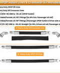 Beefed Up 38 Piece High Pressure Oil Pump HPOP Master Service Kit With Hoses And Lines Crossover Kit For Ford 7 3L Powerstroke Diesel Engines 1999 2000 2001 2002 2003 F Series E Series Excursion