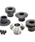 Die set from 19 Inch Plate Bead Roller Kit For Metal Fabrication With 360 Degree Swivel Stand, Integrated Die Storage.
