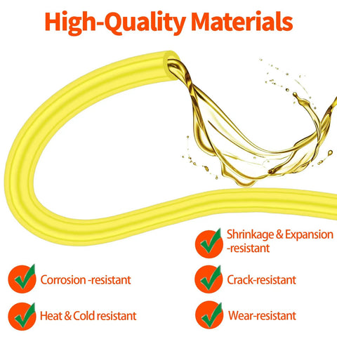 Four Foot Fuel Line Kit For Small Engine Chainsaws Blowers Trimmers And Weedeaters Includes Multiple I D And O D Sizes material benefits