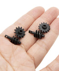 Helical Differential Gear Set For Isokinetic 3 Section CVD Front Axle 2 To 12T Fits SCX24 Crawlers CNC Machined held in hand