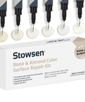 All In One Surface Repair Kit For Porcelain Ceramic Fiberglass Corian And Enamel Surfaces Fix Chips And Scratches In Minutes At Home Easy To Use For Tiles Bathrooms Fixtures And Countertops.