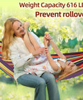 Heavy Duty Camping Hammock With 616 Lbs Weight Capacity Portable Outdoor Indoor Hammock With Carry Bag Sturdy Fabric