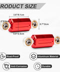 Heavy Duty Aluminum Sway Bar End Links Upgrade Kit For Ryker 600 900 Rally 2019 2025 And Sport 2022 2025 With Red Rod End Dual Bearings For A Tighter Smoother Ride And Improved Suspension Connection, red aluminum end links with measurements