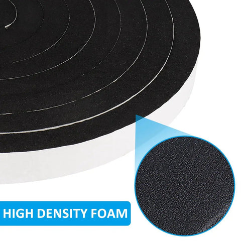 Pro Grade Foam Insulation Tape For Doors And Windows, 1 Inch By 3 Quarter Inch By 33 Feet Weather Stripping Seal, detail view