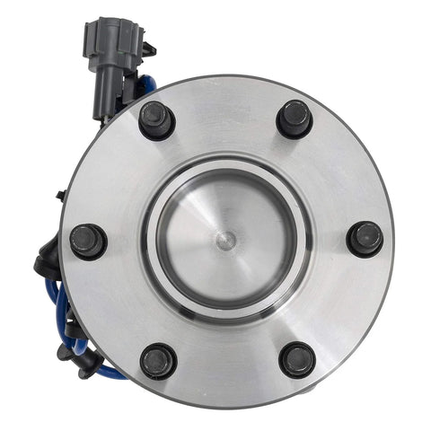 Wheel Bearing And Hub Assembly For Nissan Frontier 2005 To 2023 And Compatible Pathfinder Xterra And Suzuki Equator Drop In Ready OEM Grade Replacement Front Or Rear Wheel Hub Bearing top view