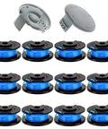 Beefed Up Twelve Plus Two Pack Replacement Trimmer Spool with Eleven Feet of 0.065 Inch String for Ryobi Weed Wacker