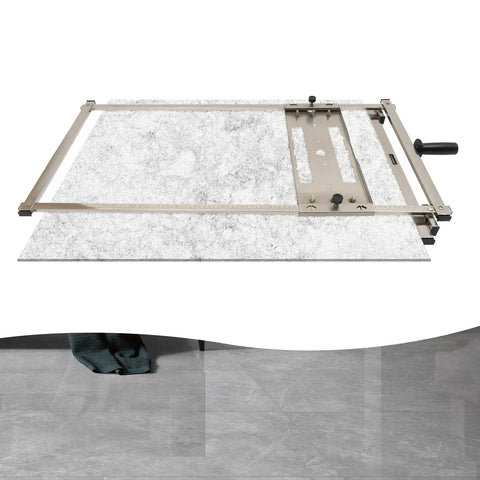 Pro Grade Circular Saw Edge Guide Kit For Precision Straight Cuts, stainless steel frame with adjustable ruler visible