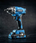 3 8 Inch Drive Brushless Cordless Impact Wrench 20 Volt Compact Workhorse With Lithium Ion Battery And Fast Charger 185 Foot Pounds Torque 0 To 3300 Impacts Per Minute 0 To 2800 RPM Ideal For Auto Repair And DIY displayed on a dark background