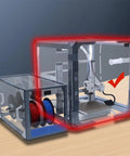 DIY 3D Printer Enclosure Kit For A1 Unassembled Sealing Design Reduces Noise And Printing Interference Cover Box with LED Not Included