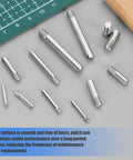 48 Piece M4 Slotted Cylindrical Pin Kit With Stainless Steel Dowel Pins In 6, 10, 16, 20, 25, 30mm Lengths Built Tough