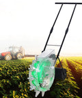 Handheld Seeding Machine For Precision Planting With Six Nozzles Manual Seeder Seed Spreader Easy To Use Hand Push Roller Garden Tool