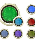 LEVANLIGHT 52mm oil pressure gauge kit with 7-color LED display; includes pressure sensor for car or truck