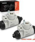 Rear Drum Brake Wheel Cylinder Set For Honda Civic 2006 2015 Fit 2009 2019 Insight 2010 2014 2 Piece Replacement Kit