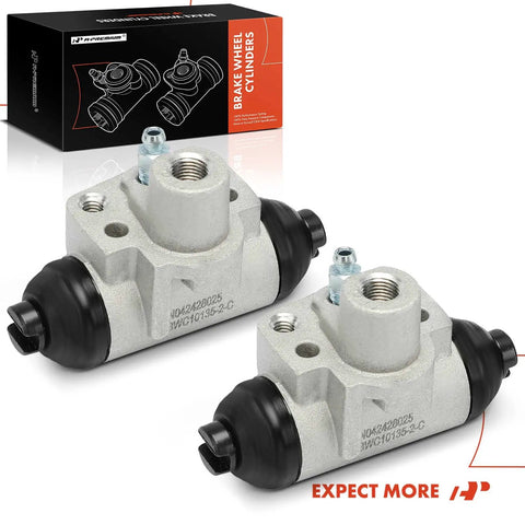 Rear Drum Brake Wheel Cylinder Set For Honda Civic 2006 2015 Fit 2009 2019 Insight 2010 2014 2 Piece Replacement Kit