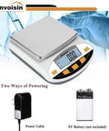 Pro Grade Digital Lab Scale 5000g Capacity And 0.01g Readability Analytical Balance with display and power options
