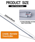 3 Piece Set For Hoodies And Pants Clip Replacements Effortlessly Thread Ropes And Elastic Cords With Durable Metal Spring No Bend Design product dimensions.