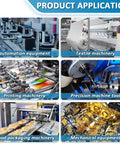 Collage of automation equipment, textile machinery, printing machinery, precision tools, food packaging, and mechanical equipment.