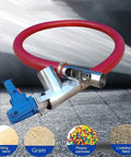 Heavy Duty Grain Suction Auger Pump With Durable Wear Resistant Hose for versatile particle transfer